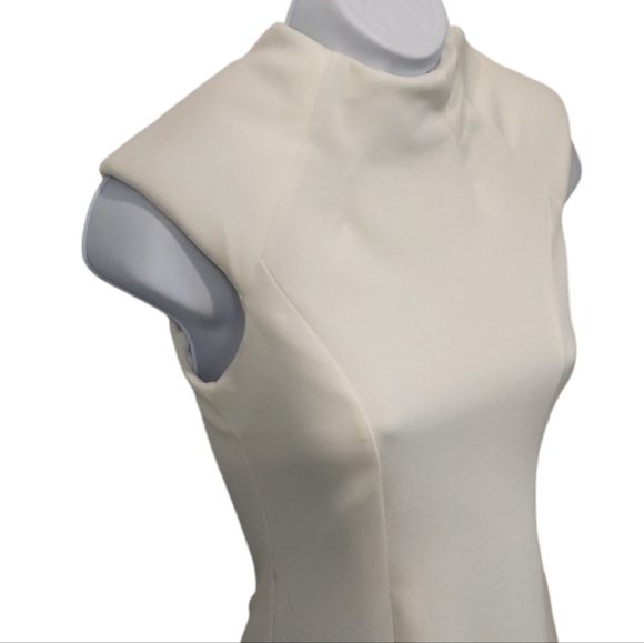 Asos High Neck Tennis Inspired Cocktail Dress - Picture 2 of 7